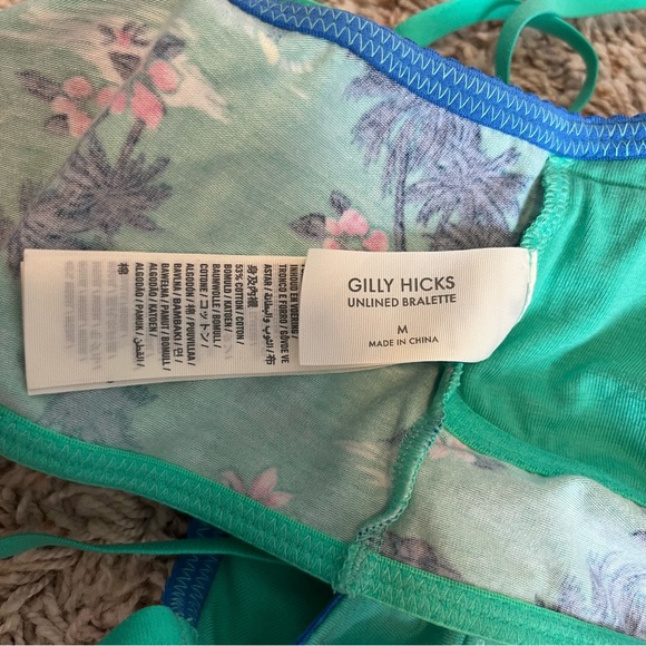 Gilly Hicks - Junior’s Green Unlined Bralette (M) - Picture 2 of 3